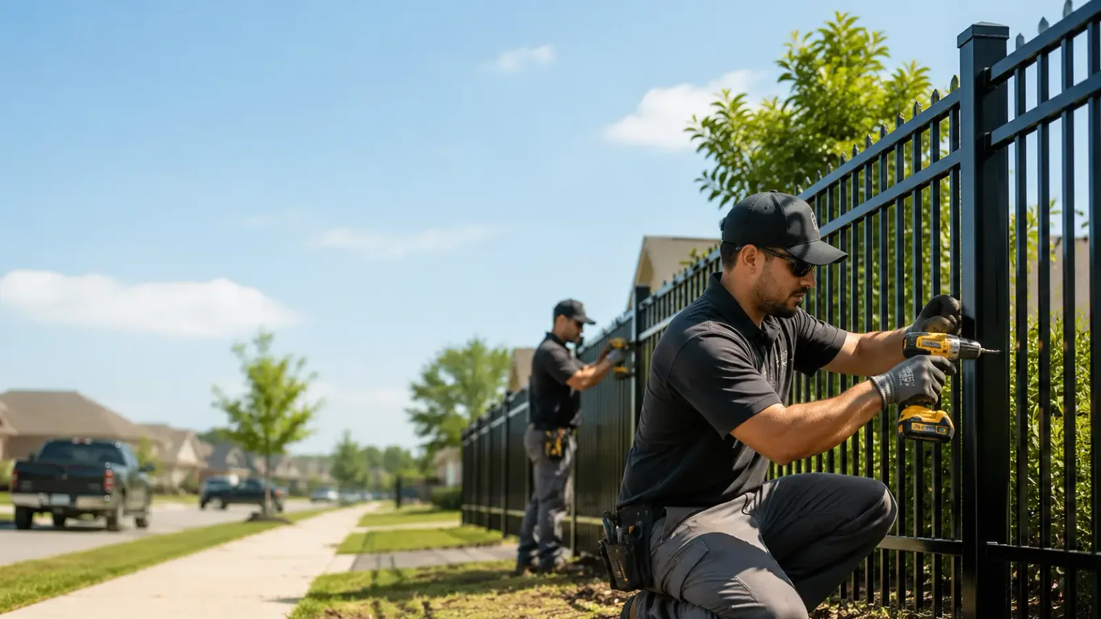 Metal Fence Installation in Hubbard, TX